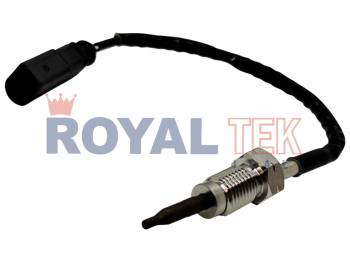 SENSOR TEMPERATURA GASES DE ESCAPE ROYALTEK VOLKSWAGEN AMAROK 2.0 TDI FICHA NEGRA CABLE CORTO --- OEM 03L906088FQ